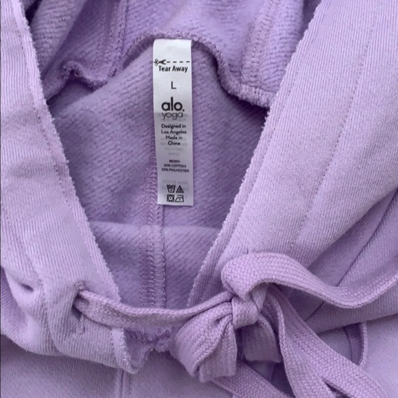 NWT Alo Edge Hoodie Cool Comfort Ultraviolet - Picture 6 of 6